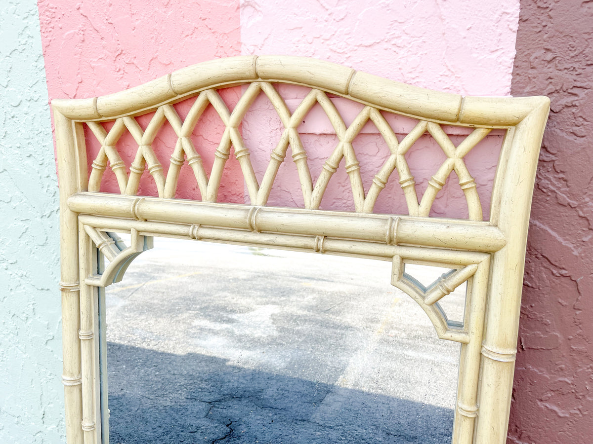 Thomasville Faux Bamboo Mirror