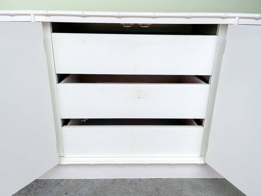 Palm Beach Faux Bamboo Credenza