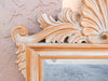 Italian Wood Carved Shell Mirror
