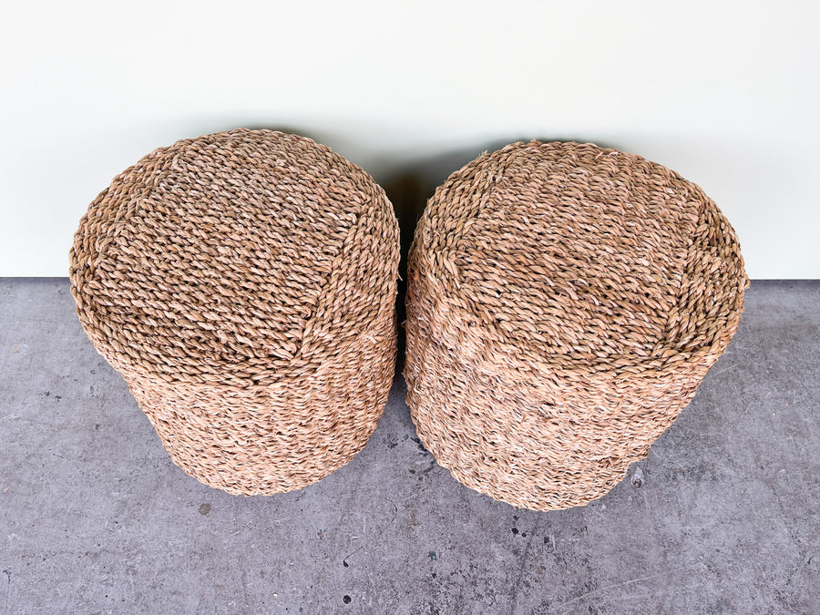 Pair of Seagrass Stools