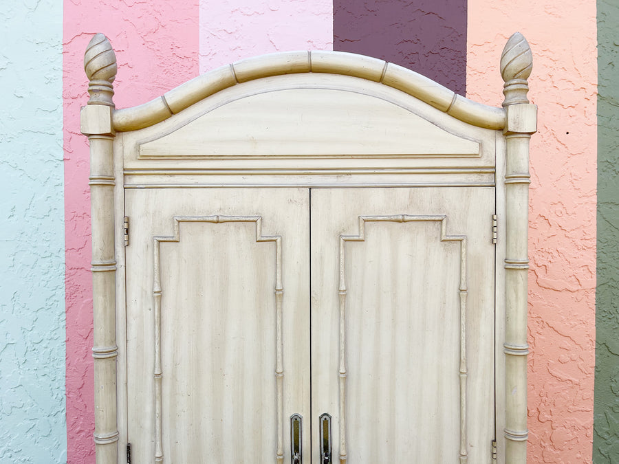 Warehouse Wednesday Sale: Faux Bamboo Thomasville Cabinet