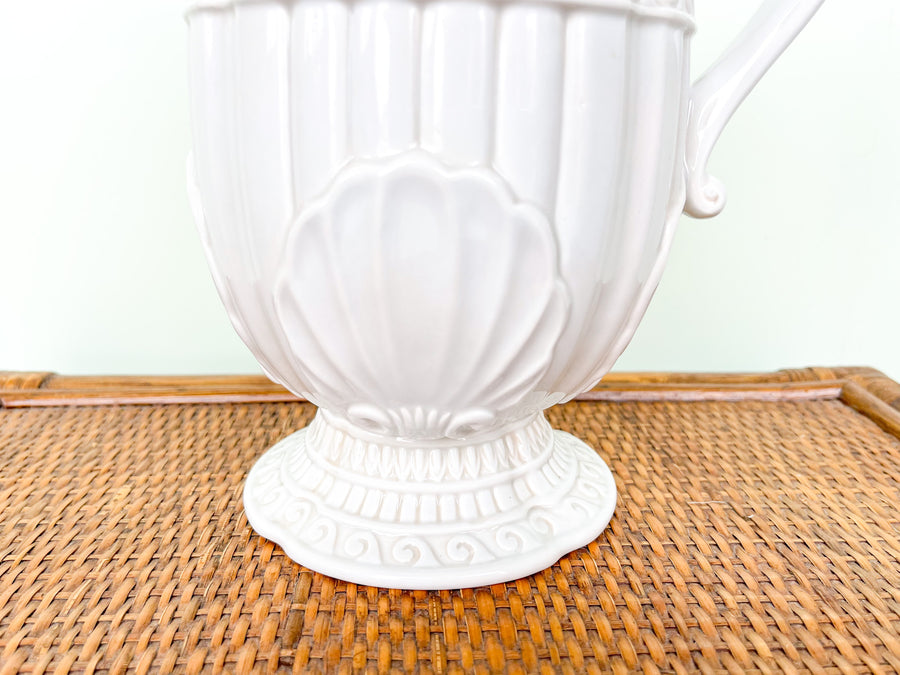 Fitz and Floyd Shell Pitcher