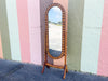 West Indies Style Rattan Cheval Mirror