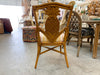 Set of Eight Rattan Pineapple Chairs