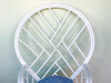 Chippendale Rattan High Back Chair