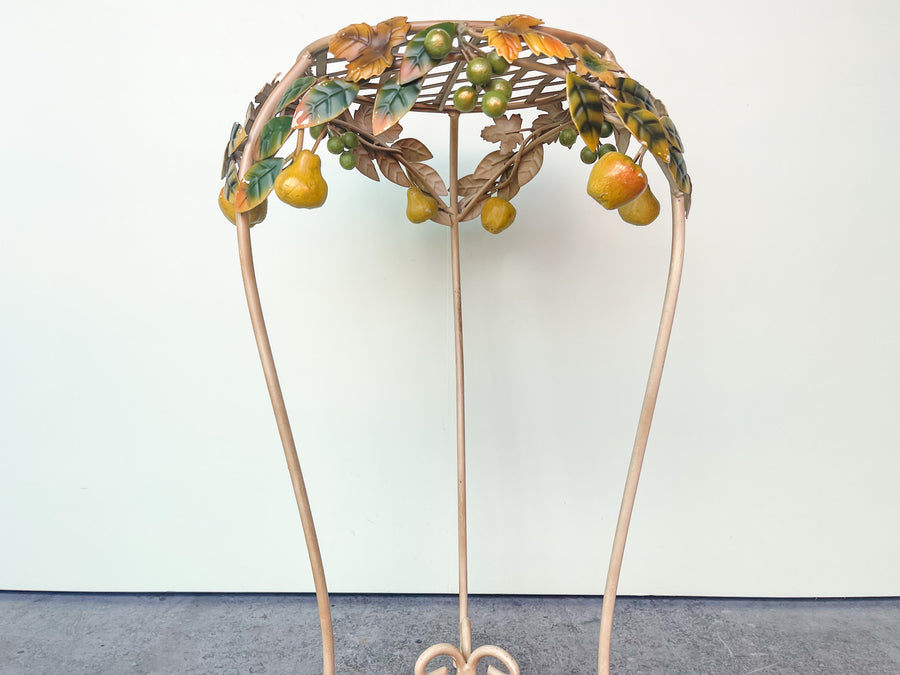 Tole Fruit Cocktail Table