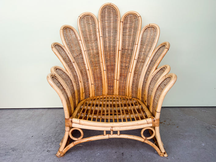 Rattan Flower Chair