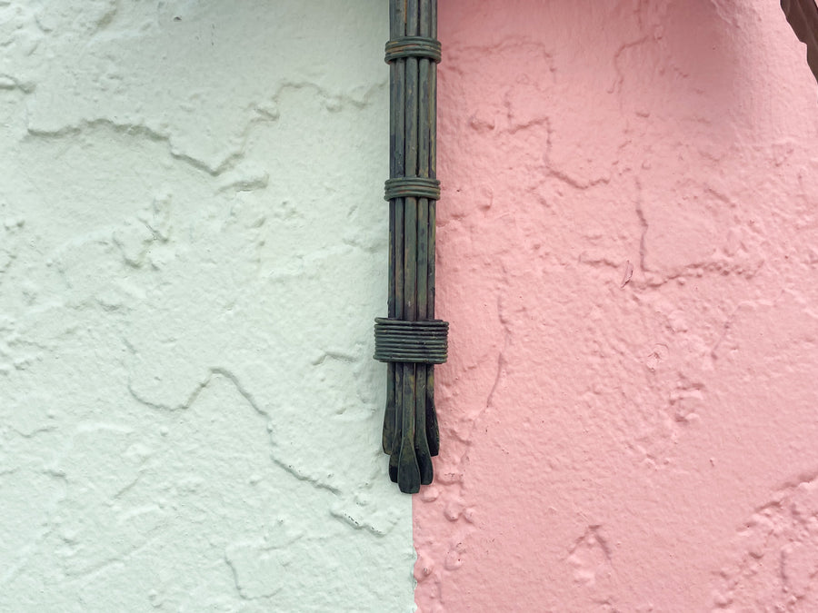 Pair of Tole Palm Tree Wall Art
