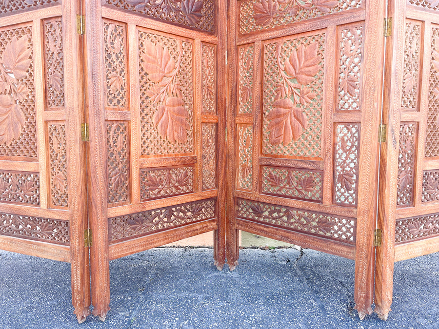 Moroccan Chic Four Panel Screen