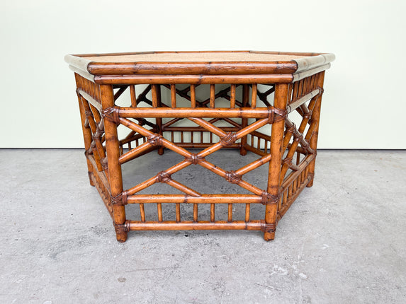 Rattan Hexagon Coffee Table