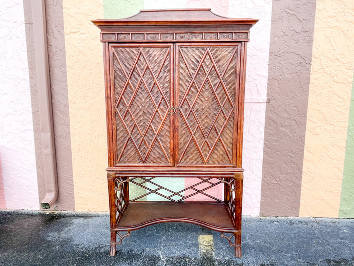 West Indies Style Pagoda Cabinet