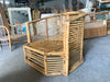 Pair of Islandy Bamboo Chairs and End Table