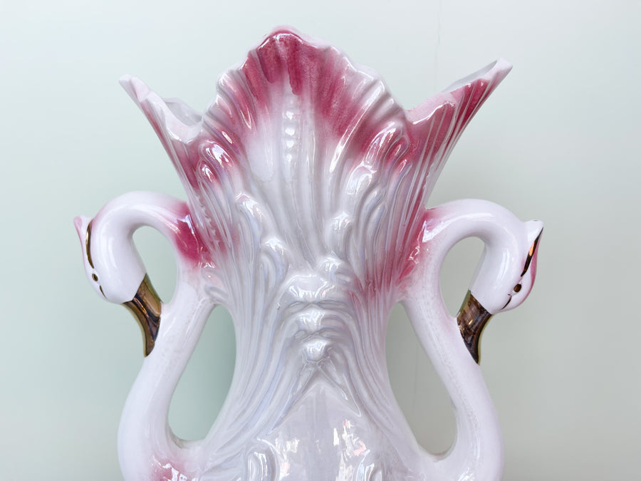 1950s Swan Vase