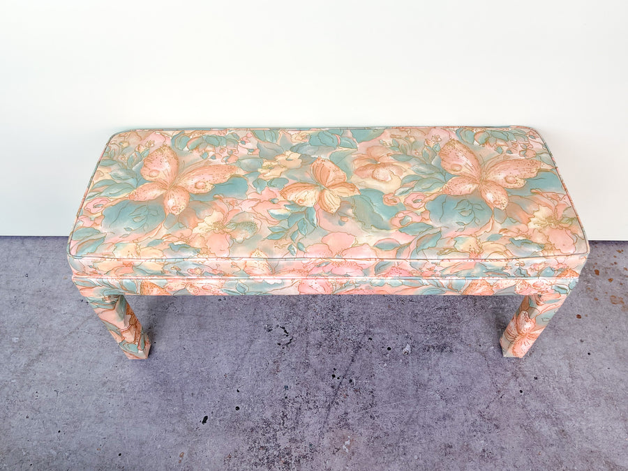 Palm Beachy Upholstered Bench