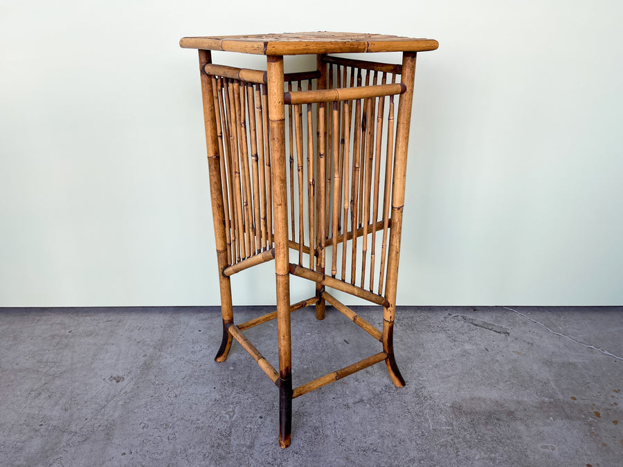 Pair of Bamboo Plant Stands