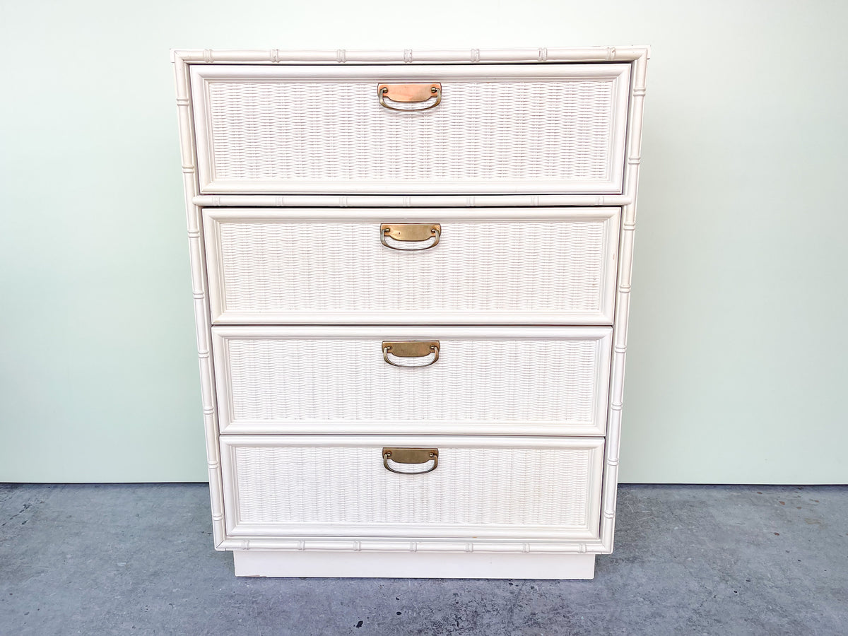Palm Beach Chic Faux Bamboo Chest