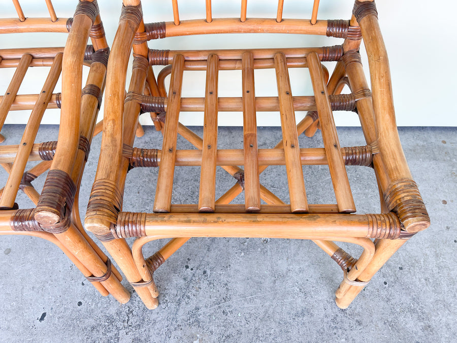 Pair of Sweet Rattan Chairs