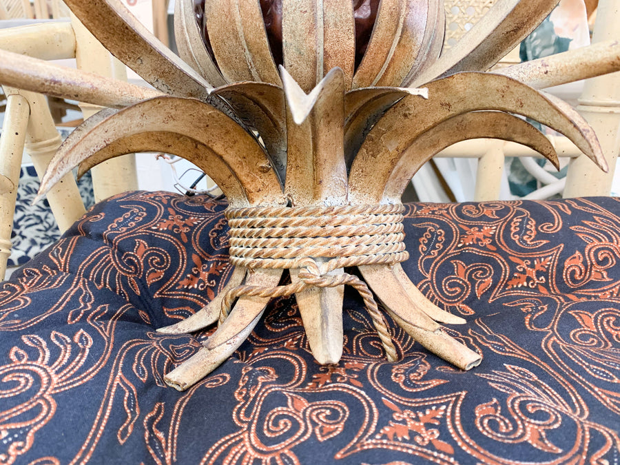 Pair of Palm Beach Pineapple Sconces