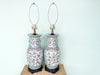 Pair of Colorful Asian Inspired Lamps