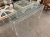 Modern Glam Lucite Console Table