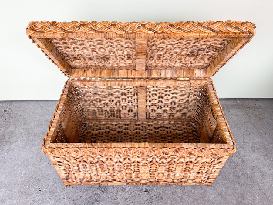 Braided Wicker Trunk