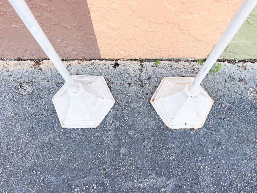 Pair of Palm Beach Chic Plant Stands