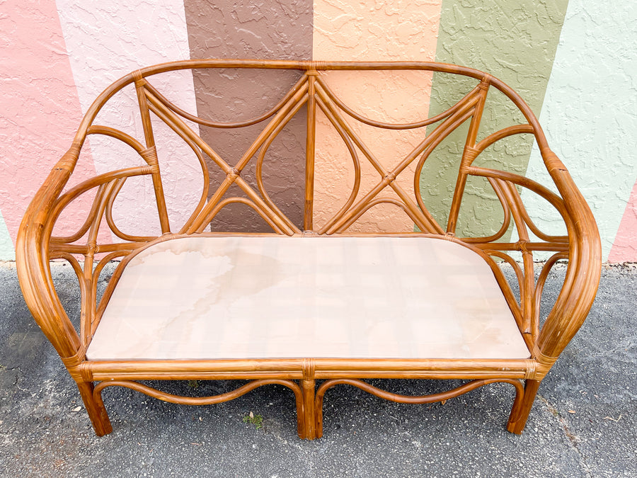 Warehouse Wednesday Sale: Island Style Rattan Loveseat