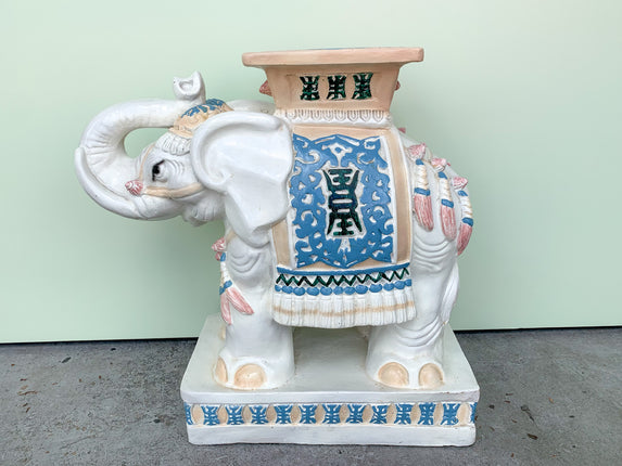 Colorful Elephant Garden Seat