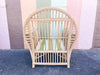 Pair of Chic Stick Wicker Lounge Chairs