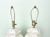 Pair of Cream Ginger Jar Lamps