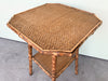 Tortoiseshell Bamboo Side Table