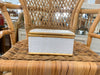 Faux Bamboo Ceramic Box