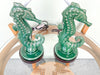 Pair of Adorable Seahorse Lamps