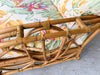 Pair of Rattan Lounge Chairs and Ottoman