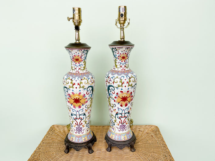 Pair of Colorful Lamps