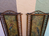 Old Florida Rattan Bird Diptych