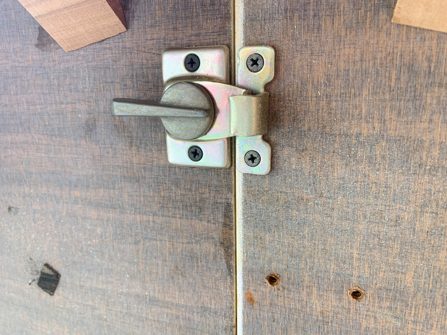 Pair of Faux Bamboo Demilunes