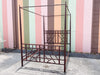 Chippendale Metal Queen Canopy Bed