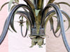 Tole Palm Chandelier