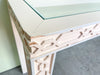 Palm Beach Chic Fretwork Console