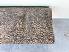 Animal Print Upholstered Bench