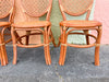 Set of Four Rattan Bistro Chairs