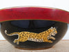 Warehouse Wednesday Sale: Lynn Chase Red Lacquered Cheetah Bowl