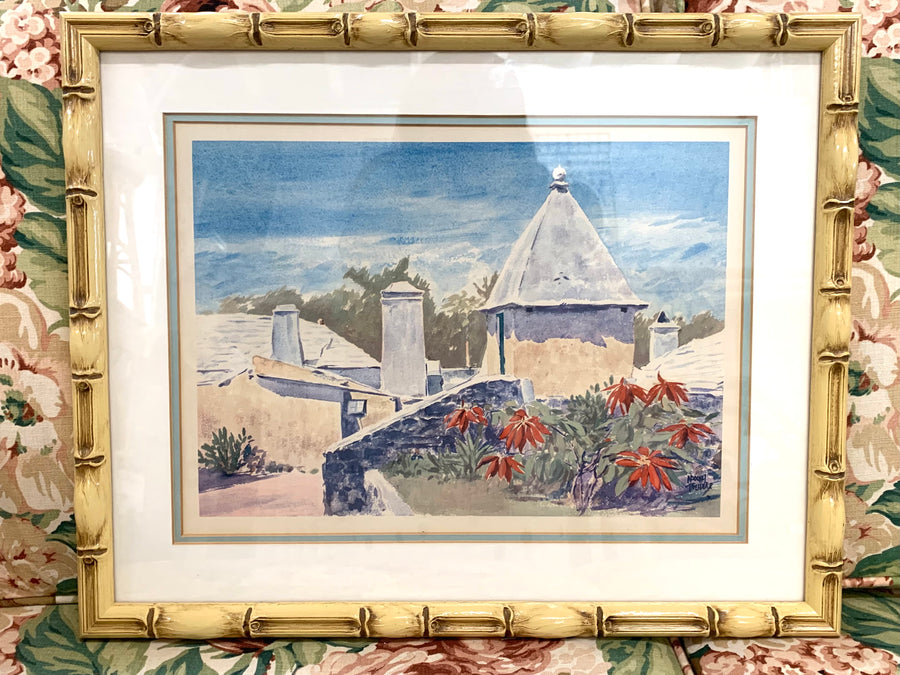 Pair of Bermuda Watercolor Prints