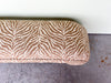 Waterfall Zebra Print Upholstered Bench