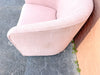 Pair of Pink Chic Upholstered Swivel Chairs