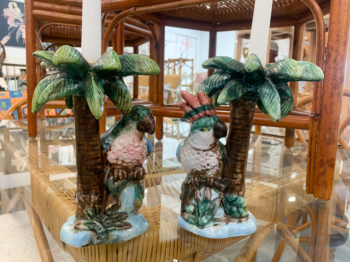 Tropical Bird Candle Holders
