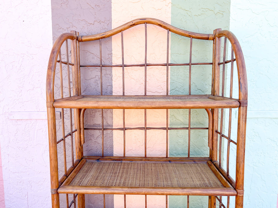 Island Chic Rattan Etagere