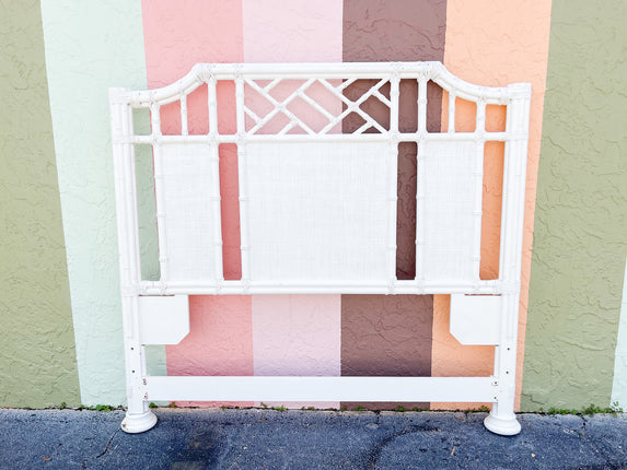 Chippendale Rattan Queen Headboard