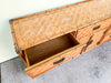 Island Style Woven Rattan Dresser